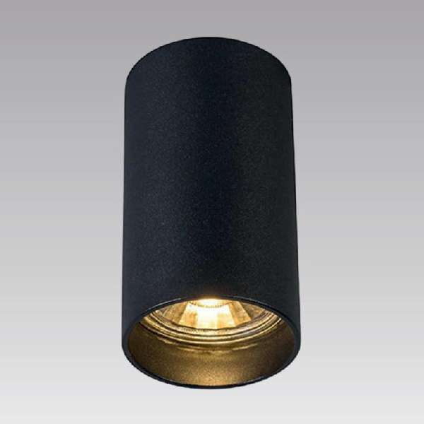 Downlight LAMPA sufitowa TUBA 92680-N Zumaline tuba OPRAWA metalowa czarna