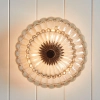 Klasyczna lampa sufitowa Whitecap QZ-WHITECAP-SF-S kwiat bursztynowy