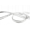 Kryształowa lampa wisząca Wave MSE1501100200 Moosee LED 103W 3000K chrom