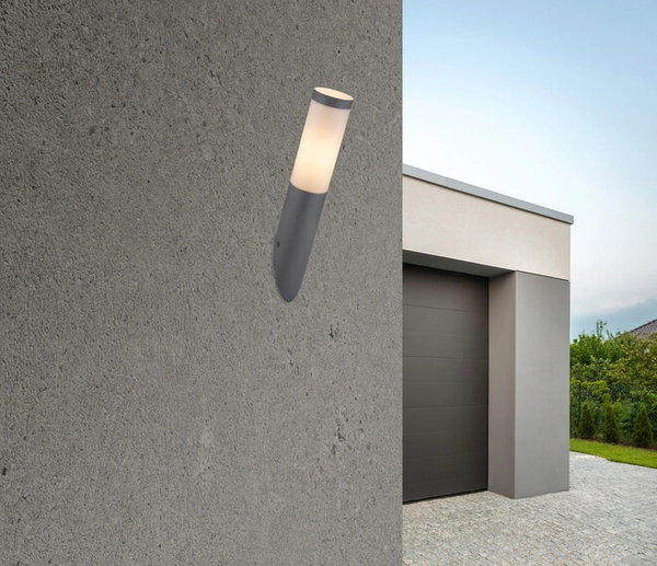 Ścienna lampa zewnętrzna Boston 3157A okrągła grafitowa