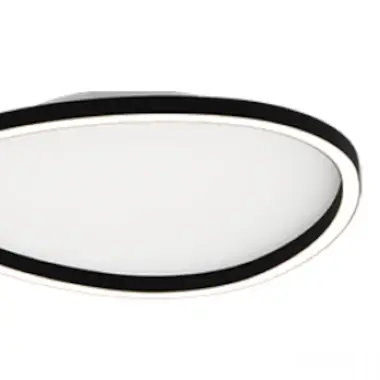 Nowoczesny plafon sufitowy 23205 LED 29W 3000K do przedpokoju czarny