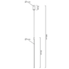 Metalowa lampa wisząca Ombre MSE1501100136 Moosee LED 9,8W podłużna złota