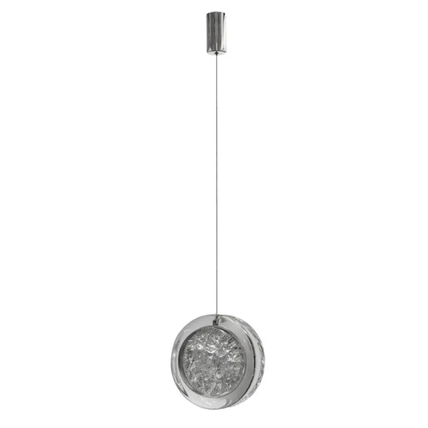 Lampa wisząca EUFORIA chrom AZ6796 1xLED 6W 3000K krążek