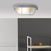Sufitowa lampa elipsa Bobbi 94458/70 industrialna szara