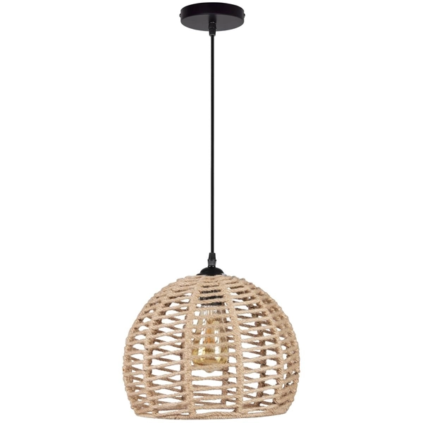 Lampa wisząca ażurowa Otis 316837 industrialna beżowa