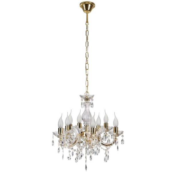 Lampa wisząca Maria Teresa 38-94653 klasyczna świecznikowa złoty