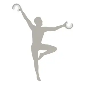 Dekoracyjny uchwyt do regulacji ACROBAT 11796 metalowy szary