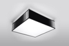 Plafon LAMPA sufitowa SL.0136 kwadratowa OPRAWA natynkowa czarna OUTLET