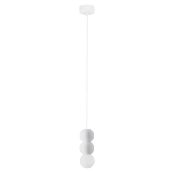 Lampa wisząca IBAGUE LE44662 do kuchni bubbles betonowa biała