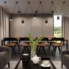LAMPA wisząca VIWIN 9023 Shilo metalowa OPRAWA modernistyczny zwis tuby czarne