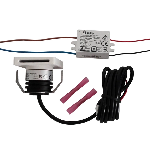 Schodowa lampa ledowa Step LP-0458 BK Light Prestige 4000K IP65 czarna