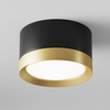 Okrągła oprawa sufitowa Hoop C086CL-GX53-SRD-BG LED 12W czarna złota