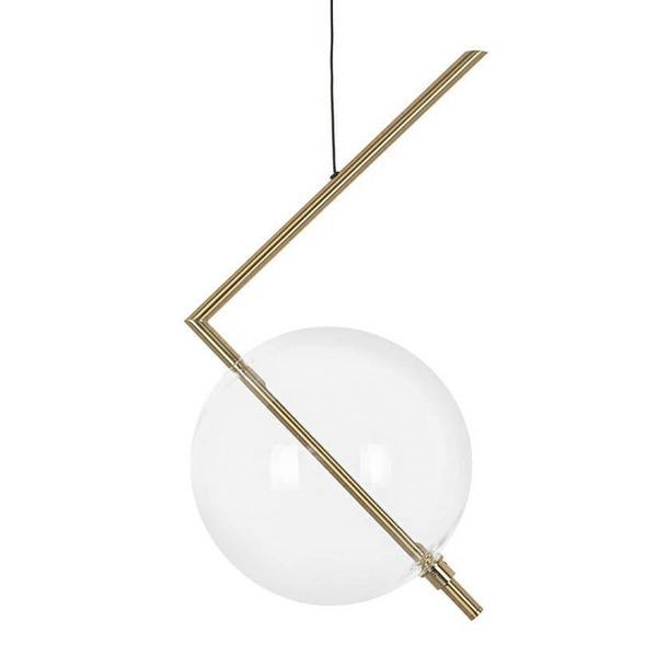 Kulista lampa wisząca Echo MSE1501100166 Moosee LED 3W 3000K szklana złota