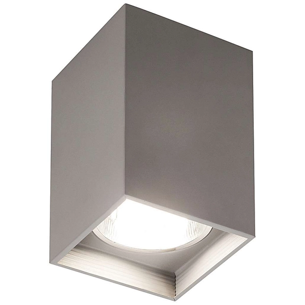 Spot LAMPA sufitowa MADDOX 2487 Rabalux prostokątna OPRAWA metalowa kostka downlight cube szary