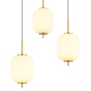 Wisząca lampa nad stół Ewald 15217-6 LED 40W 3000K kule mosiądz