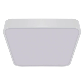 Biały plafon nowoczesny Totem LED 24W 4000K do sypialni nad łóżko