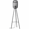 Stojąca lampa podłogowa Woodrow 94977/76 bambusowa czarny