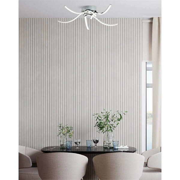 Sufitowa lampa nad stół Focus 20023-3CCH LED 20W 3000K-6000K chrom