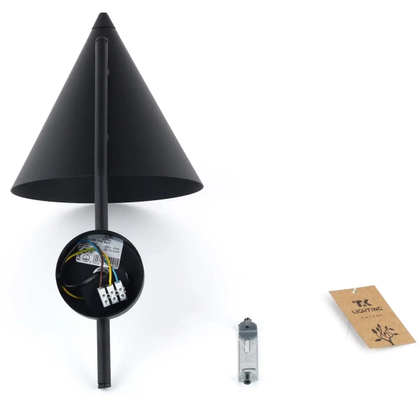 Ścienna lampa do czytania CONO 10041 stożkowa czarny