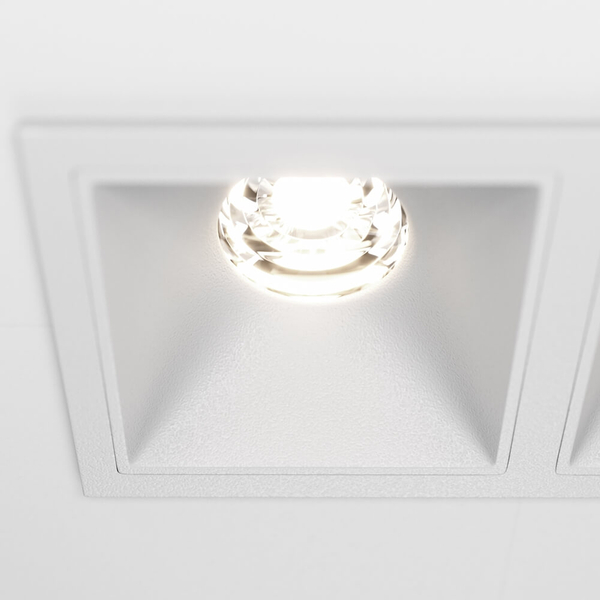 Sufitowa lampa wpuszczana Alfa DL043-02-10W4K-SQ-W LED 20W 4000K biały
