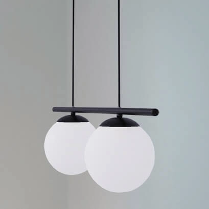 Wisząca lampa Arton K-4965 loftowa nad stół biała czarna