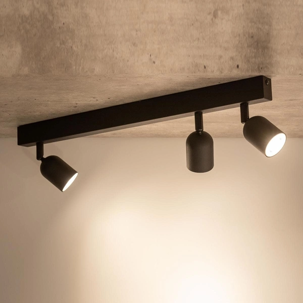 Podłużna lampa sufitowa Top 4762 TK Lighting reflektorki metalowa czarna