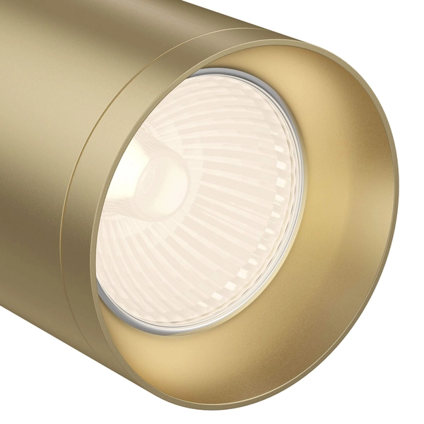 Reflektor lampa sufitowa z regulacją tubka złota Focus OUTLET