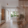 Ruchoma lampa salonowa SL.1030 drewniane reflektorki