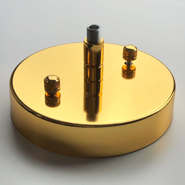 LAMPA wisząca Stanza Gold Nero M Orlicki Design okrągła OPRAWA w stylu klasycznym abażurowa czarna złota