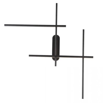 Metalowy kinkiet ścienny 1946 LED 39W 3000K ramki czarne