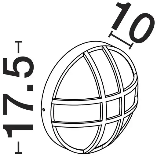 Elewacyjna lampa ścienna CASVELO LE75256 na taras IP65 antracyt