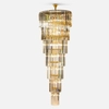 Wisząca lampa Luxe 18006-69 Zuma crystals dekoracyjna zwis złota