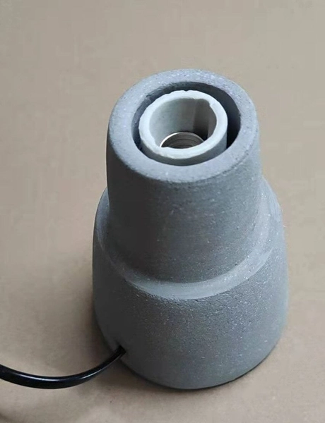 Stojąca lampa szklana GOBLET TLS-E14 loftowa przydymiona