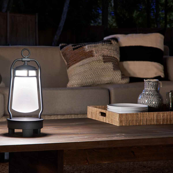 Latarenka do ogrodu KL-LYNDON-BT-A-BK Kichler LED 3W głośnik Bluetooth czarny