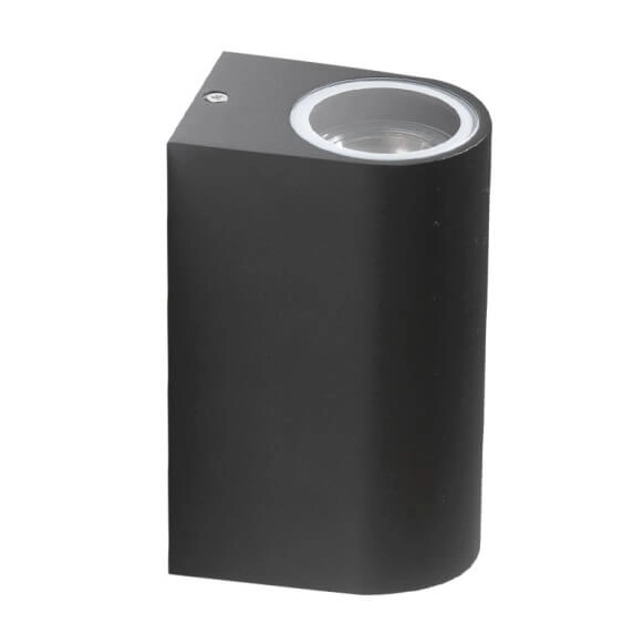 Minimalistyczna lampa ścienna Rimini AZ2178 IP54 do ogrodu szara