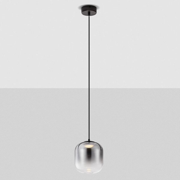 Wisząca lampa do salonu ANUCO LE44610 LED 3W 3000K szklana szara