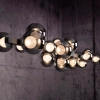 Wisząca lampa E-POPUP czarna przydymiona 2557-15 18xLED 1.8W zmienna barwa