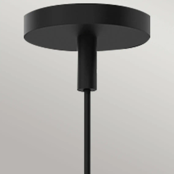 Modernistyczna lampa wisząca Remyck ALM-REMYCK-P-BK nad blat czarna