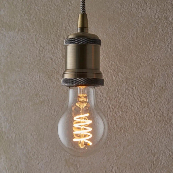 Żarówka bańka filament Spiral 107773 LED 4W 2200K przezroczysta