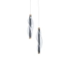 Lampa wisząca brokatowa VALENTINA 339621 2xLED 14W 4000K do salonu