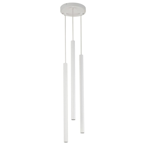 Lampa wisząca kaskadowa Sopel 33623 Sigma cylindriczne klosze biała