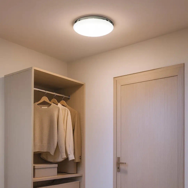Łazienkowy plafon sufitowy Maya ML1658 LED 15W 4000K IP44 chrom