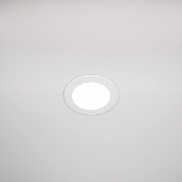 Łazienkowa oprawa wpuszczana Stockton DL015-6-L7W IP44 biała