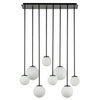 Salonowa lampa sufitowa molekuły Tulia 33495 Sigma kule biała czarna