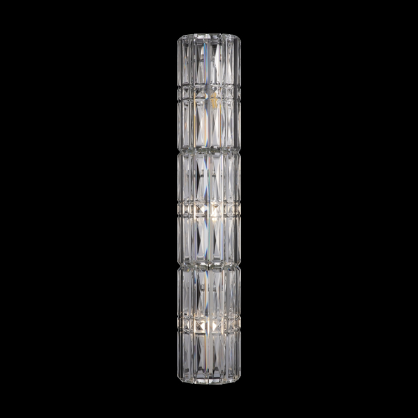 Kryształowa lampa ścienna Facet MOD094WL-03CH Maytoni tuba chrom
