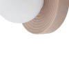 Kulista lampa ścienna CLAY 11746 szklana ceramiczna biała szara