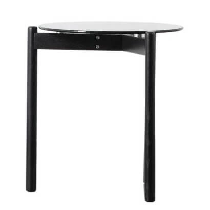 Szklany stolik do salonu Moran 5059413686108 czarny