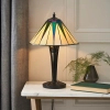 Nocna lampka szklana Dark star 70367 witrażowa tiffany brązowa kolorowa