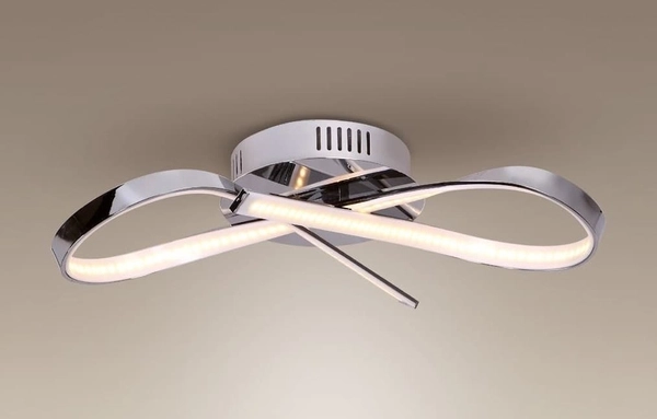 Designerski plafon jadalniany INFINITY C0099 LED 14W 3000K metal chrom