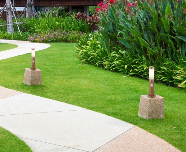 Słupek LAMPA ogrodowa BOSTON 3158SW Globo stojąca outdoor IP44 brązowa